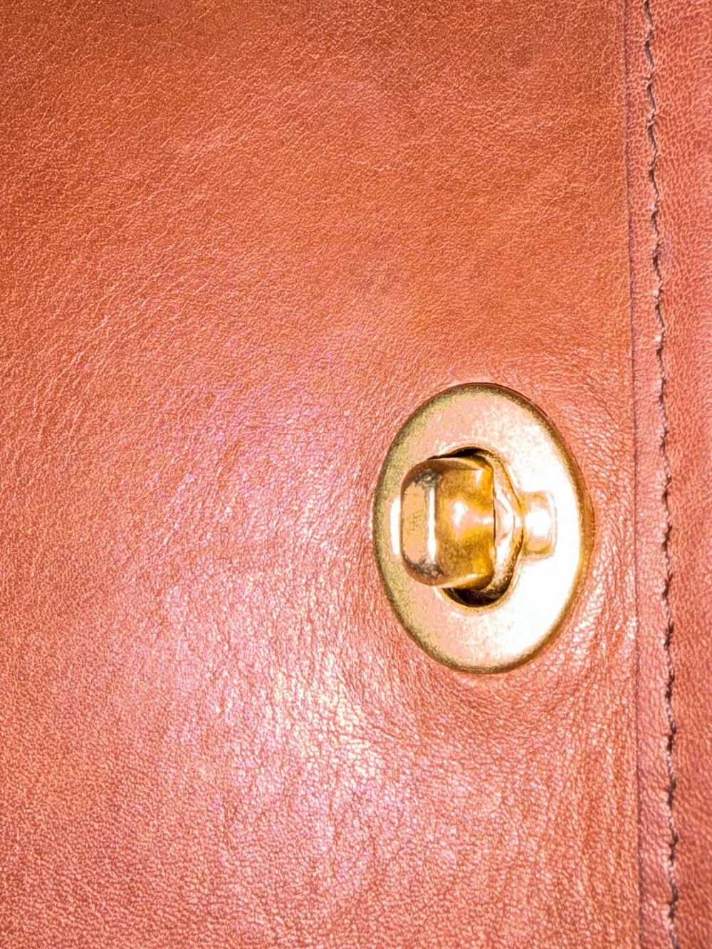 Vintage Leather Coach City Bag
